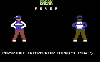 Break Fever screenshot 3 for Commodore 64